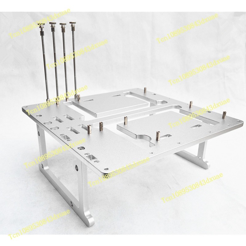 Aluminum Open Frame Test Bench Water Cooling - Open-Frame Aluminium-Computergehäuse, MATX-Motherboard Wasserkühlungs-Testbank-Chassis für PC-Hardware